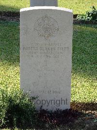 Salonika (Lembet Road) Military Cemetery - Firth, Robert Blakey